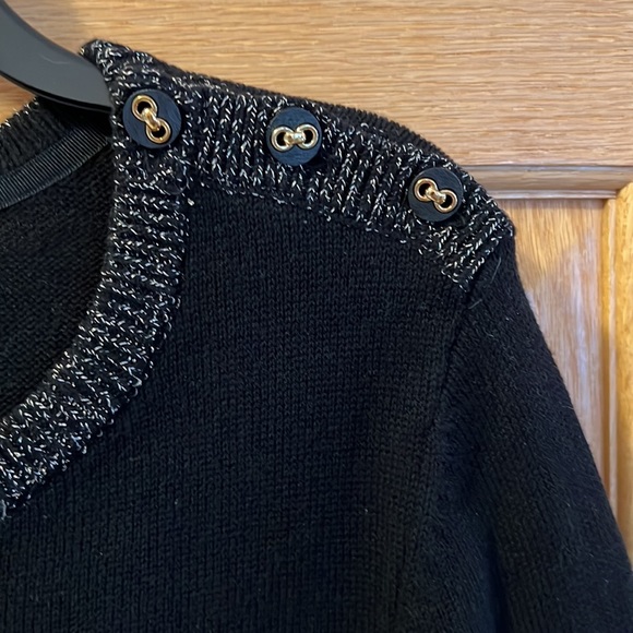 Charter Club - Striped Sweater - Black & Cream - XL - Picture 6 of 9